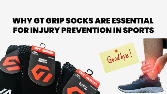 GT GRIP Socks - Your Shield Against In-Shoe Slips and Ankle Sprains. Experience Better Confidence, Enhanced Performance, and Blisters Begone! Discover the Science Behind Injury Prevention in Sports